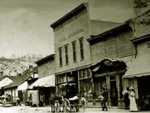 Billy Miller delivering milk in Cambria